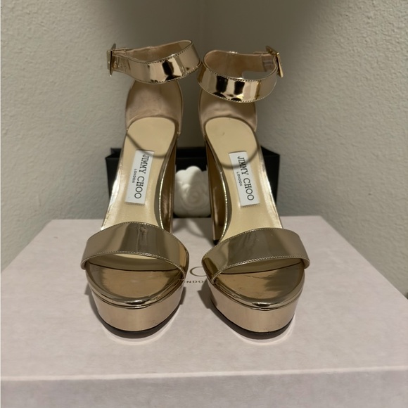 Jimmy Choo Holly in Liquid Metal